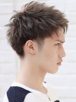 フィフス 神南(fifth) 渋谷メンズスパイキーショート緩めピンツイストスパイラルパーマ