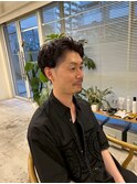千葉駅MEN’S HAIR/サーフカール/刈り上げセンターパート