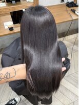 アンジェリカ 立町店(ANGELICA)&nbsp;暗髪　グレージュ　髪質改善　縮毛矯正