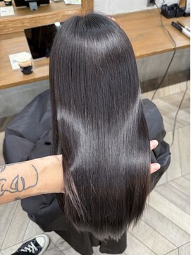 アンジェリカ 立町店(ANGELICA) 暗髪　グレージュ　髪質改善　縮毛矯正