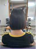 ボブカット＋縮毛矯正