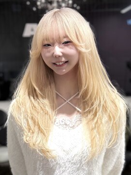 ディーカヘアーセンダイ(Di KA HAIR sendai) ホワイトブロンド