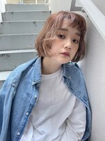 ソト 銀座(soto.)&nbsp;ピンクベージュ/大人ショート/レイヤーボブ［銀座］
