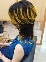 美容師 久保浦&nbsp;プレイングカラー×クラゲカット