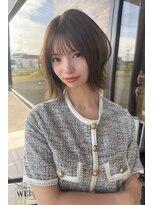 トップシェイプ(TOP SHAPE) 抜け感ナチュラルショートボブくびれレイヤー外ハネデザイン今旬