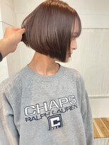 ナンバー ノード 渋谷(N° node) 髪質改善渋谷うる艶髪前下がりぱつっとワンレンボブ