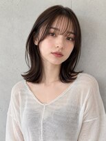 ラックスビーギャラリー なんば駅前店(LUXBE GALLERY) 髪質改善 ワンレングス 大人ロブミディアム
