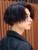 ルーシー 名古屋栄(LUCEY)&nbsp;センターパートニュアンスパーマフェザーパーマ波巻きパーマ