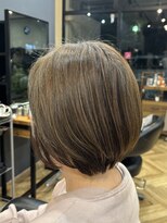 アルター(aL ter)&nbsp;黒髪メルティカラー ウルフミディシースルーバング 鎌取