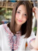 *COVER HAIR*アシンメトリー…大人かわいい前下がりセミディa