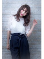 ヘアーアートシフォン 池袋西口店(Hair art chiffon)&nbsp;デザインカラー丸みショート無造作カールボブディイルミナカラー