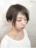 前下がりショートボブ