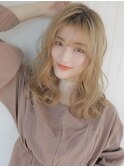 《Agu hair》ふわっとウェーブ軽セミディ