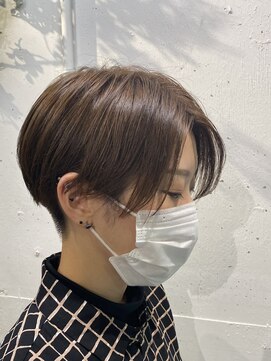 エル(EL by green) 《tomi》刈り上げハンサムショート×パープルベージュ