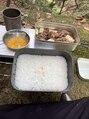 アンカー(ANCHOR) 山の中で食べるすき焼きは至福のひとときです