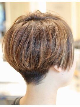 ヘア デザイン リスク(HAIR DESIGN RISK) 【RISK高橋勇太】ホワイトグレージュアンニュイハンサムショート