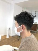 MEN'S HAIR  センターパート　サイドパート　韓国マッシュ