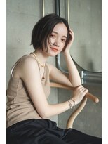 オーレント(AULENT)&nbsp;センターパート×ニュアンスボブ