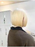 抜きっぱなしブロンド×ボブ