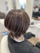 ヘアーデェカラー(hair de KOLOR) 【つくば】大人ネオウルフ×白髪ぼかしハイライト