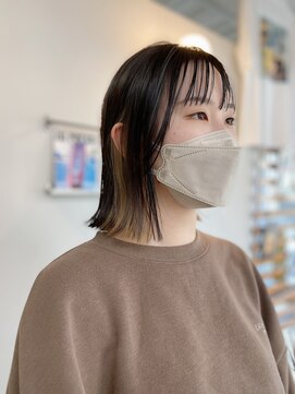 アンドチル 渋谷(AND CHILL) インナーカラー/イヤリングカラー/ベージュ　渋谷