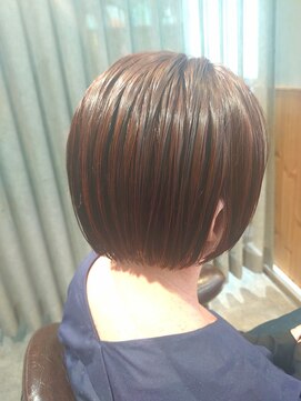 アニュー ヘア アンド ケア(a New hair&care) 20代30代40代ストレートボブリップラインラベンダーベージュ