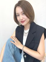 ジアン バイ ミルボン 西宮ガーデンズプラス(GIEN by milbon)&nbsp;ショートミディアム/透明感カラーベージュ/濱田 実果