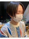 【前髪なし＊ハンサムショート】