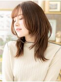 くせ毛風前髪パーマｘ顔回りレイヤーカットa北浦和20代30代40代