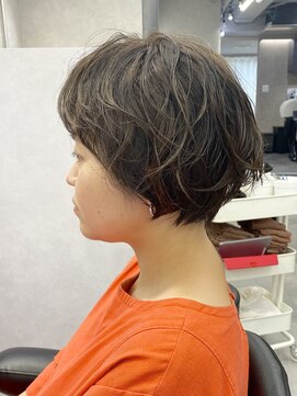 ヘアサロン ドットプラス 町田店(dot. plus) 【市井友佳子】ショート×パーマ