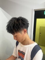 クロム トウキョウ ザ バーバー 新宿(CHROM TOKYO the Barber) アップバング