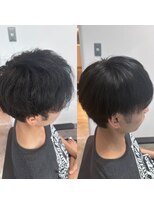 ラムロン(LAMRON)&nbsp;髪質改善/縮毛矯正/ストレート/メンズ/センターパート/韓国