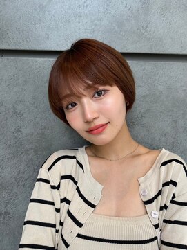 ジーナ 吉祥寺(Zina) 髪質改善＊前髪あり秋色ショート＊美髪【Zina吉祥寺】