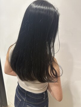 ビューティーリゾート アカヒゲ(Beauty Resort AKAHIGE) 最新酸熱トリートメント/艶/ブルーブラック/ストレート