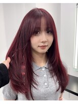 エゴ 池袋(EGO)&nbsp;ワインレッド/レイヤーカット