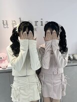 ユーフォリア エヌ 池袋サンシャイン通り店(Euphoria +n)&nbsp;お揃い編みこみカチューシャサイドポニー♪