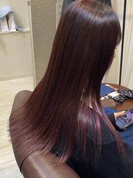 クラウン ヘア ラウンジ(CROWN hair lounge) 【クラウン】20代30代40代ロング×ブリーチ無ピンクバイオレット