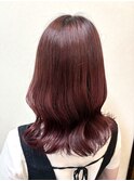 ミディアムピンクヘアー