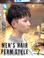 スカイ(SKY)&nbsp;ツイスパ/波巻き/眉毛/バーバー/ニュアンスパーマ/ブリーチ