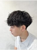 シャドウパーマ/メンズパーマ/韓国風ヘア/越谷
