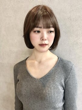 ジーナ 梅田(Zina) 顔まわり/くびれ/ボブカット/髪質改善/大阪/kyoka