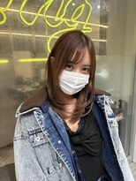 キング 梅田店(K!ng)&nbsp;縮毛矯正髪質改善ハイライトレイヤーカット梅田美容室エクステ