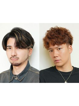 無造作パーマや動きのあるカットでONもOFFも自在に楽しめるトレンド感あるメンズスタイルが人気◎ [高松]