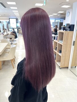 ピンクラベンダー/ピンクカラー/暖色/ブリーチ/平塚【相原美紅】