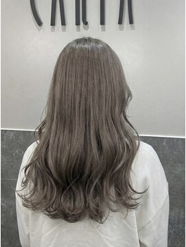 アース 豊橋店(HAIR&MAKE EARTH) グレージュロングスタイル