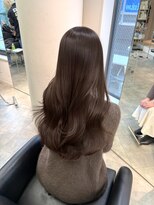 ルル(Lulu)&nbsp;梅田/ブラウン/ベージュ/レイヤー/前髪カット/縮毛矯正/髪質改善