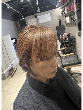 ギルド(Guild) 明るく染める大人ショート×白髪染めカラー