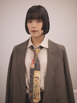 ハルフウェイ(haLfway)&nbsp;顔まわりパツッとボブ