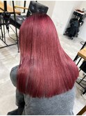 横浜西口顔周りカットブリーチカラーダブルカラーインナーカラー