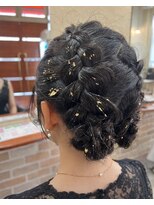 セットアップ 岡山北長瀬店(SET-UP) イメチェン ☆編み込みヘアセット☆